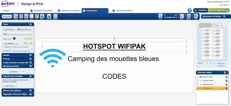 Wifipak v2 : générez en ligne vos coupons d&rsquo;accès