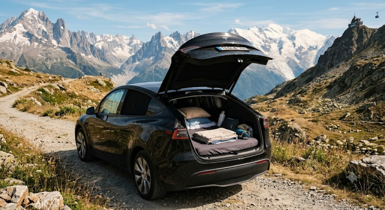 La canicule au frais en Tesla?